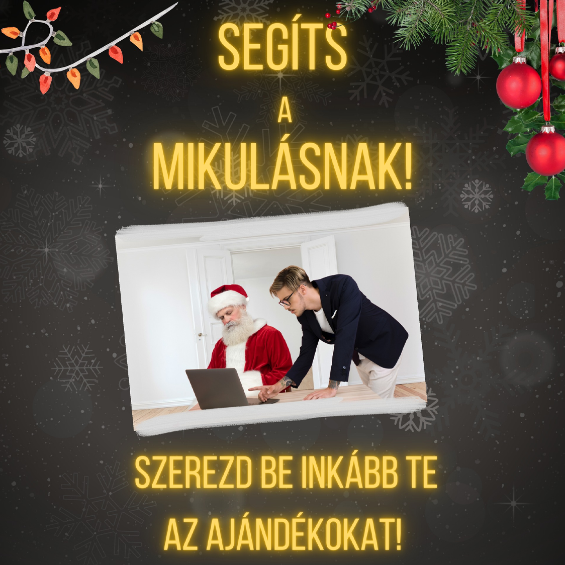 Ajándékba adott fotólámpa használat közben